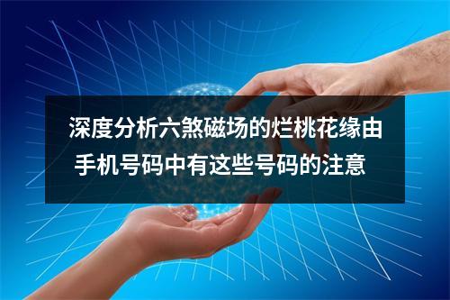 深度分析六煞磁场的烂桃花缘由 手机号码中有这些号码的注意