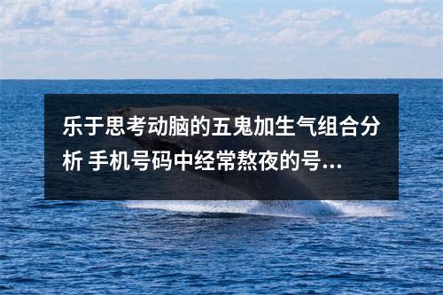乐于思考动脑的五鬼加生气组合分析 手机号码中经常熬夜的号码组合