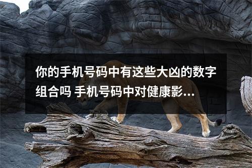 你的手机号码中有这些大凶的数字组合吗 手机号码中对健康影响大的数字组合祸害磁场