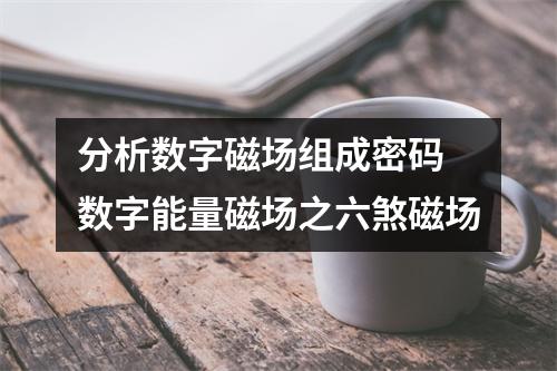 分析数字磁场组成密码 数字能量磁场之六煞磁场