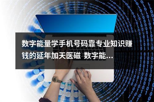 数字能量学手机号码靠专业知识赚钱的延年加天医磁  数字能量感情解读